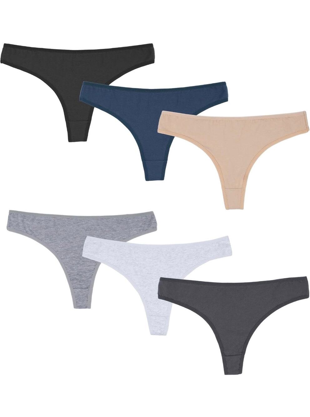NWT 6pcs women’s thongs size medium
